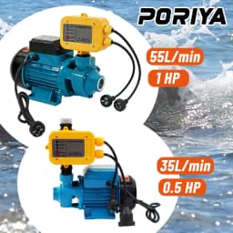 PORIYA Peripheral Water Pump QB60 QB80 Garden Boiler Car Wash Auto Controller