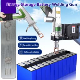 5-IN-1 Laser Welder 2000W Battery Welding Machine 1500W Fiber Laser Welder for Metal Rust Remove Cutting Battery Welding