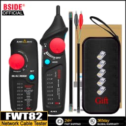 BSIDE Network Cable Tracker Wire Tester FWT82 Professional RJ45 RJ11 Telephone Toner Ethernet LAN Tracer Detector Line Finder