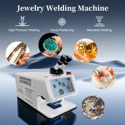 200W Spot Welding Machine Micro Precision 18X magnification Jewelry Solder Welder CCD control Microscop