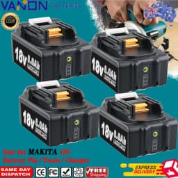 1/2/4Pcs 8.0Ah BL1860B Replace for Makita 18V BL1850B BL1830 BL1815 BL1890 Li-on Battery Pin Compatible with Cordless Power Tool