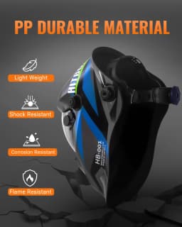 HITBOX Original Welding Helmet Automatic Dimming Screen DIN4/9-13 HD LCD Mask for Welder Machine Ture Color Welding Helmet