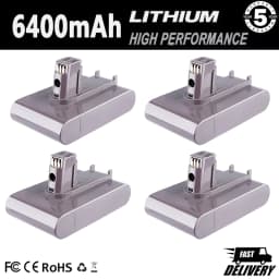 1/2/4Pcs 6.4Ah Li-on DC31A Replace for Dyson 22.2V Battery Pin Type A DC34 DC35 DC44 DC56 DC57 965557-03 Handheld Vacuum Cleaner
