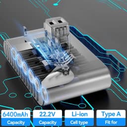 1/2/4Pcs 6.4Ah Li-on DC31A Replace for Dyson 22.2V Battery Pin Type A DC34 DC35 DC44 DC56 DC57 965557-03 Handheld Vacuum Cleaner