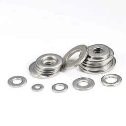 600pcs 304 Stainless Steel Flat Washer Washers Assortment Set Value Kit M2 - M12