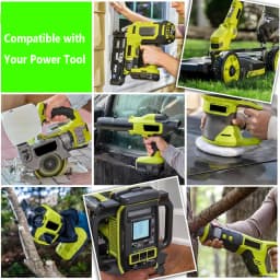VINIDA 1/2/4Pack P102 3.6Ah 18V One+ Lithium Battery Replace for Ryobi P103 P104 P105 P106 P109 P122 Power Tools Battery pin