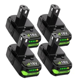 VINIDA 1/2/4Pack P102 3.6Ah 18V One+ Lithium Battery Replace for Ryobi P103 P104 P105 P106 P109 P122 Power Tools Battery pin
