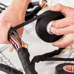 32mm 15M TAPE ADHESIVE CLOTH FABRIC WIRING LOOM HARNESS For Vehicle
