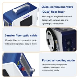 600W 6J Ultra-Thin Precision Welding Laser Spot Machine Portable QCW Handheld Thin Plate Cutter for Metal Welding And Cutting