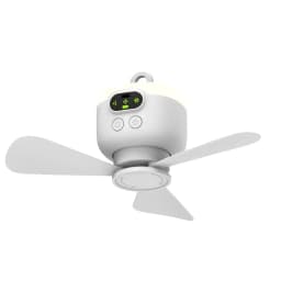 Portable Wireless Ceiling Fan Light Rechargeable Tent Fan with Remote Control Outdoor Fan for Outdoor Camping