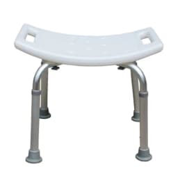 PORIYA Shower Chair Bath Bench Seat Stool with Back Arms Adjustable Height Non-Slip