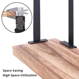 Lucca Corner Shelf for Storage, Modern Floating Wall Shelves, Display Shelving, Adjustable Rack, 3 Tier