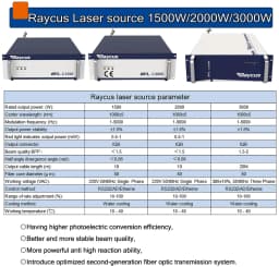 4 IN 1 Raycus Laser Welder 1500W/2000W/3000W 380V Fiber Laser Welding Cleaning Cutting Machine Double Pendulum Model EU Stock