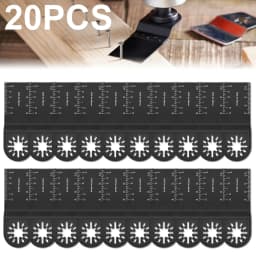 20PCS Multi Tool Blades Oscillating Saw Blade Multi-Function Saw Blade Renovator Multi Cutter Blade For Wood Plastic Metal Cutti
