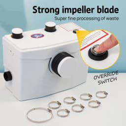 PORIYA Macerator Sewerage Pump Waste Water Marine Toilet Disposal Laundry Unit