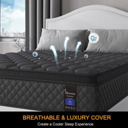 Bed Mattress Pocket Spring Gel Memory Foam Double Queen King Single 25cm