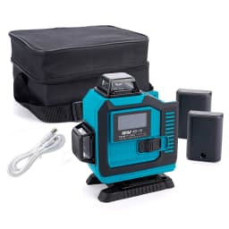 4D 16-line laser horizontal self-leveling green beam 360° cross-line with touch screen for tile laying and ceiling installation