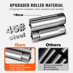SucceBuy 45/57/75/76 mm Jewelry Rolling Mill Machine 3in1 Multi-function Rolling Mill to Metal Jewelry Making Sheet Square Wire