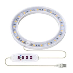 5PCS Full Spectrum Dimmable USB LED Grow Light Plant Growing Indoor Plants Ring Lamp