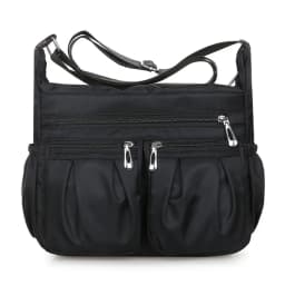 Ladies Multi Pocket Messenger Handbag CrossBody Bags Holiday Travel Shoulder Bag