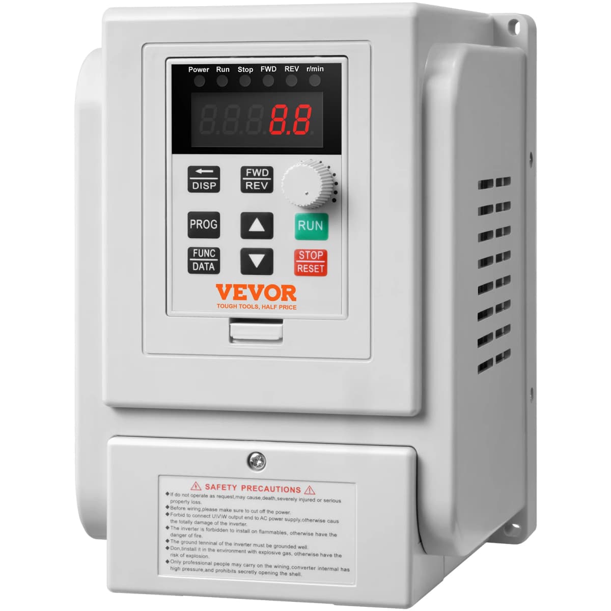 SucceBuy VFD 5 HP 4 KW Singel Phase 220V-240V Input to 3 Phase 220V-240V Output Variable Frequency Drive for Motor Speed Control