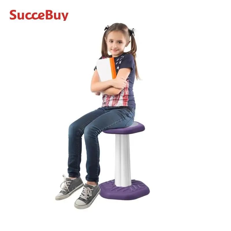 SucceBuy Kids Wobble Chair Active Chair w/ Cushion Wobble Stool Improves Focus Posture and Children Ideal for Schools and Home