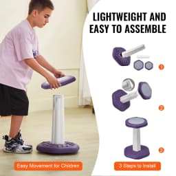 SucceBuy Kids Wobble Chair Active Chair w/ Cushion Wobble Stool Improves Focus Posture and Children Ideal for Schools and Home