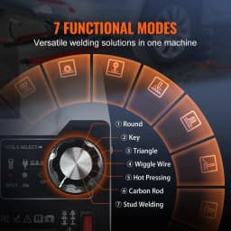 SucceBuy Stud Welder Repair Kit 1.8KW Auto Body Spot Welding Dent Puller Machine w/ 7 Welding Modes for Car Truck Dent Repair
