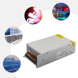 9.65*4.92*2.56inch Modern AC220V Wall Mount Rectangular Silver Switch Power Supply for Display Screen Power Supplies