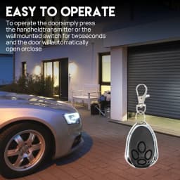 PORIYA Automatic Roller Door Opener Smart Garage Door Roller W/ Remote Control