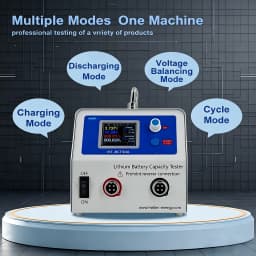 HT-BCT50A Lithium Battery Capacity Tester 0.3-5V 0.5-50A Charge Discharge Tester for LFP NCM LTO Single Cell 1~2000Ah Capacity Analyzer