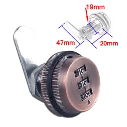 Combination Cam Lock Cabinet Keyless Drawer Digital Code For Mail Box AU Safe AU
