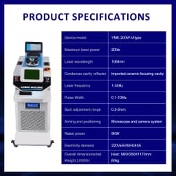 Wholesale 200W Jewelry Laser Welding Machine for Metal Aluminum Steel Titanium Mould Repair - Precision Welding Tool