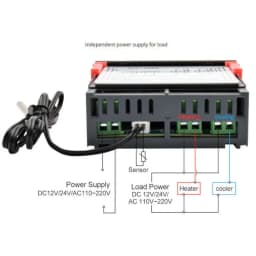 Digital Temperature Thermostat STC-1000 Controller 110-220V Heating Cooling LCD