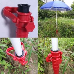 Outdoor Sun Beach Umbrella Holder Spike Fishing Pole Patio Parasol Ground