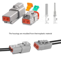 5-10Set Deutsch DT 2Way Pin Male/Female Kit Electrical Connector Plug Waterproof