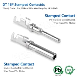 5-10Set Deutsch DT 2Way Pin Male/Female Kit Electrical Connector Plug Waterproof