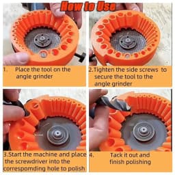 Drill Bit Sharpener Bits Grinding Attachment Angle Grinder Multipurpose