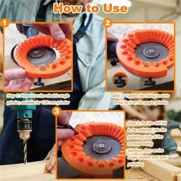 Drill Bit Sharpener Bits Grinding Attachment Angle Grinder Multipurpose