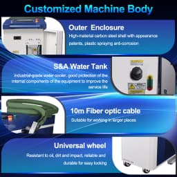 4 in 1 Fiber Laser Welding Machine 1500W 2000W 3000W Handheld Laser Guns Welding Weldseam Cleaning Cutting Laser Welder EU STOCK