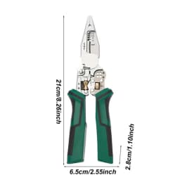 Wire Cutter Tool 10 In 1 Electrical Cable Stripper Plier Voltage Tester Scissors With Electricity Measurement Function