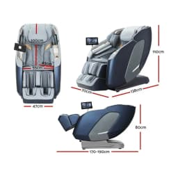 4D Massage Chair Recliner SL Track Full Body Zero Gravity Heated AI Body Scan Massage Sofa Relaxation Chair