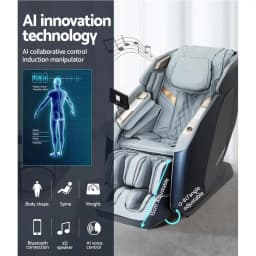 4D Massage Chair Recliner SL Track Full Body Zero Gravity Heated AI Body Scan Massage Sofa Relaxation Chair