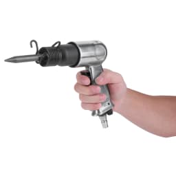 150 MM Air Hammer Kit 4-Chisels Pneumatic Hammer Spring & Fitting Air Chisel Pneumatic Shovel Tool for Automotive & Metal Work