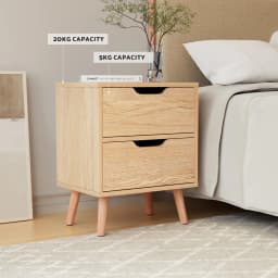 Gas Lift Queen Bed Frame with Matching Bedside Table Set Boucle Upholstered Platform Bed and Nightstand Storage Set