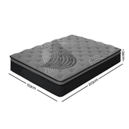 34cm Queen Mattress Bamboo Fabric Cover Breathable Stretch Fitted Protector Dustproof Soft Bed Cover Home Bedding Sleeve