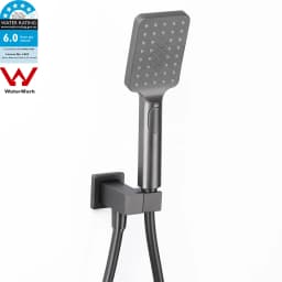 **Sydney Stock** KYLINS Brushed Gold Gun Metal Chrome Black 3 Mode Hand Held Shower Head Set Square Mixer Taps WELS WATERMARK