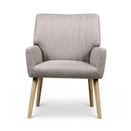 2X Beige Faux Fabric Armchair Sofa Chair Covers Decorative Home Furniture Slipcovers
