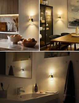 Night Light,Dimmable Night Lights Plug into Wall, 2 Pack Acrylic Nightlight with 0-100 LM Adjustable Brightness, 3000K Plug