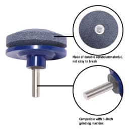 Lawn Mower Blade Sharpener Rotary Stone Grindstone Sharpening Drill Tool AU